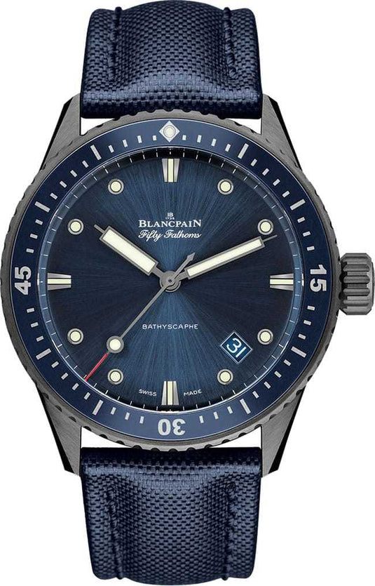 Blancpain Fifty Fathoms Bathyscape Gray Plasma Ceramic 5000 0240 O52A