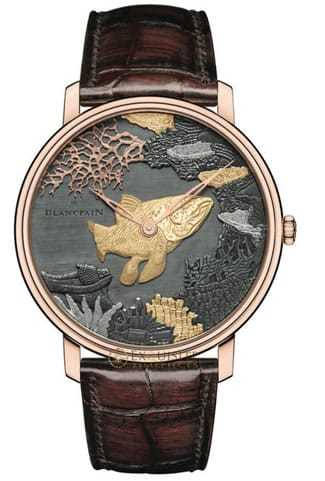 Blancpain Villeret Gold-Damascened Shakudo dial 6615 3616 55B