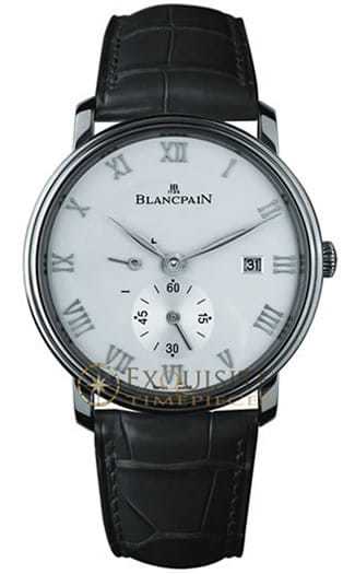 Blancpain Villeret Ultra Slim Date and Power Reserve In Stainless Steel 6606 1127 55B