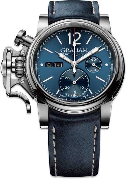 Graham Chronofighter Vintage Blue Dial 2CVAS.U01A