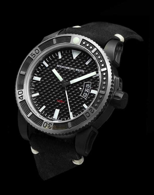 Schaumburg Watch AQM Carbon PVD