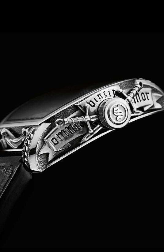 Strom Agonium Michaeli Silver Black Dial