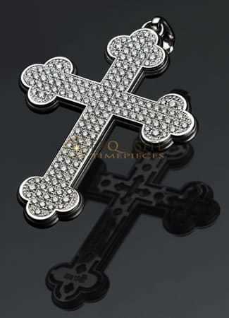 Strom Agonium Kreuz Weissgold mit Brillanten