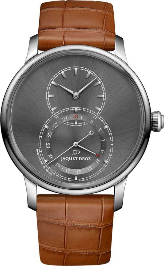 Jaquet Droz Grande Seconde Quantieme Satin-Brushed Anthracite