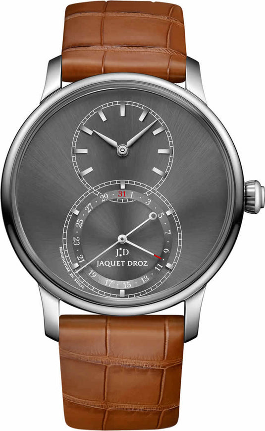 Jaquet Droz Grande Seconde Quantieme Satin-Brushed Anthracite 39mm
