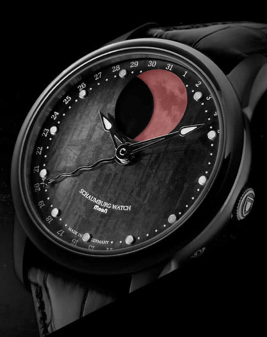 Schaumburg Watch Blood Moon Meteorite PVD