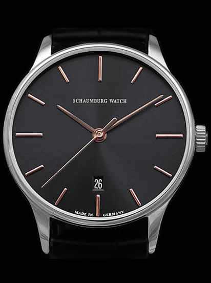 Schaumburg Watch Classoco Anthracite Dial 40mm