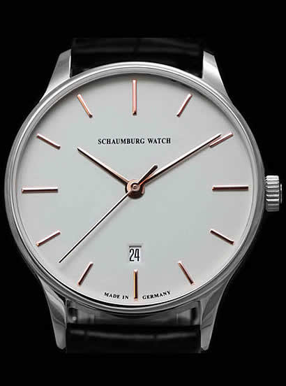 Schaumburg Watch Classoco White Dial 40mm