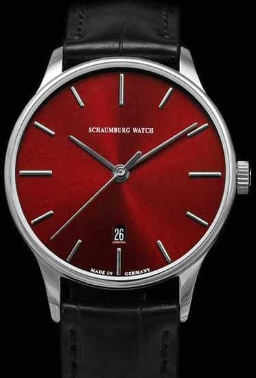 Schaumburg Watch Classoco 36mm Red Dial