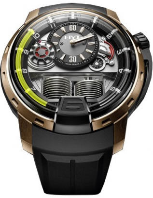HYT H1 Black DLC & Pink Gold