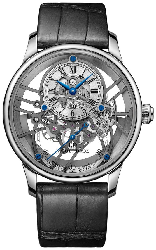 Jaquet Droz Grande Seconde Skelet-One White Gold Sapphire