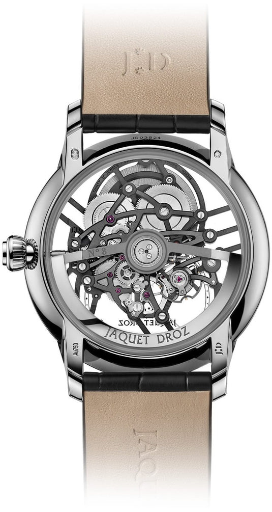 Jaquet Droz Grande Seconde Skelet-One White Gold Sapphire