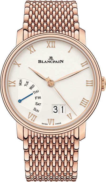 Blancpain Grande Date Jour Retrograde Red Gold on Bracelet