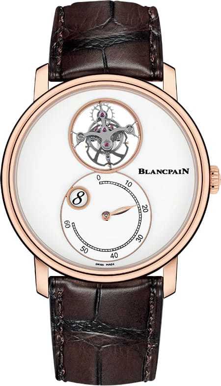 Blancpain Villeret Tourbilllon Volant Heure Sautante Minute Retrograde 66260 3633 55B
