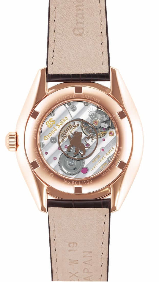 Grand Seiko Elegance SBGK004 Black Dial Rose Gold Case
