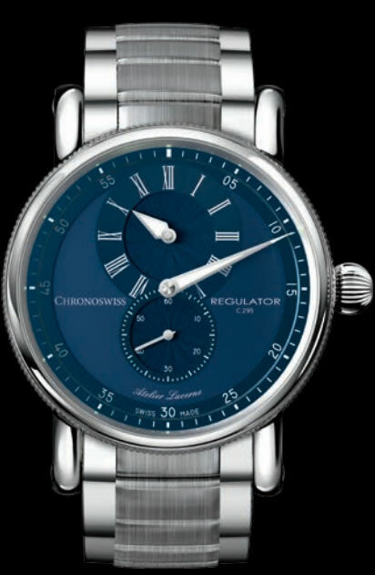Chronoswiss Regulator Classic Blue Dial 37mm