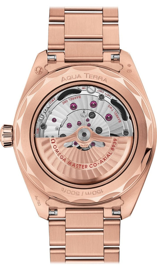 Omega 220.50.43.22.02.001 Seamaster Aquaterra 150m Master Chronometer GMT Worldtimer 43mm Gold