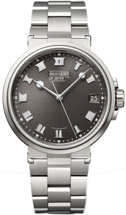 Breguet Marine 5517TI/G2/TZ0 Grey Dial on Bracelet