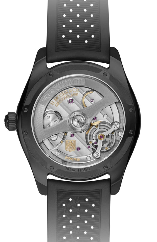 H. Moser & Cie. Pioneer Centre Seconds Funky Blue Black Edition