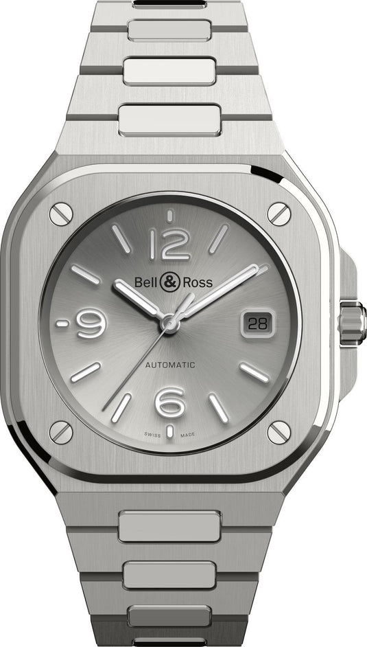 Bell & Ross BR 05 Grey on Bracelet