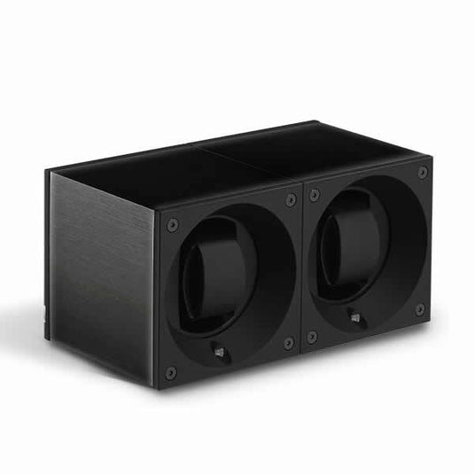 SwissKubik Watch Winder Duo Black Aluminium