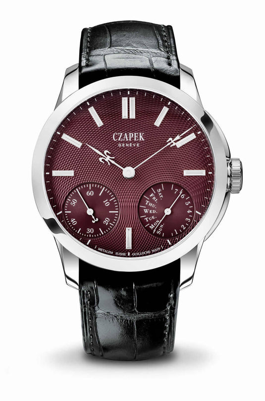 Czapek Quai des Bergues Guilloché Ricochet Rosewood S