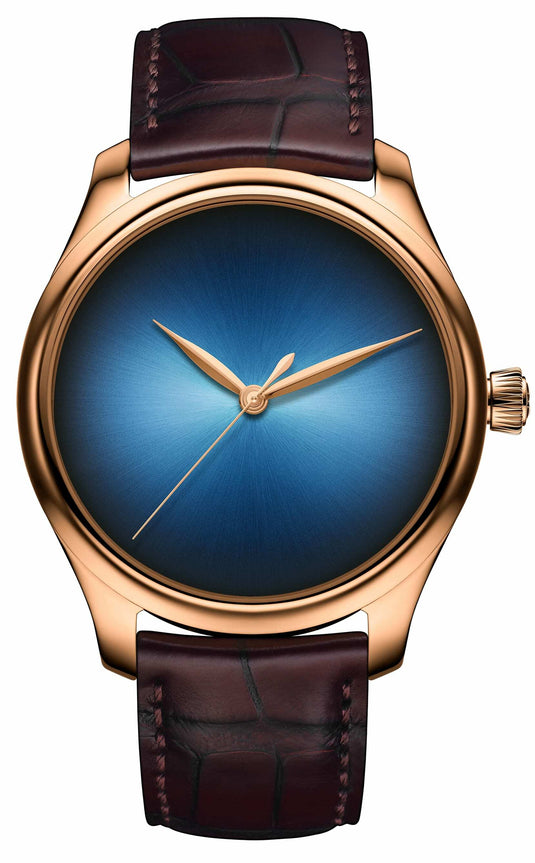 H. Moser & Cie. Endeavour Centre Seconds Concept Red Gold Funky Blue