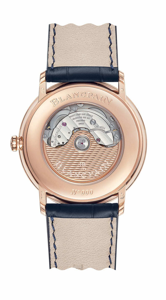 Blancpain Villeret Ultraplate Blue Dial on Bracelet