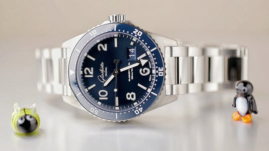 Glashütte Original SeaQ Panorama Date Blue Dial Steel