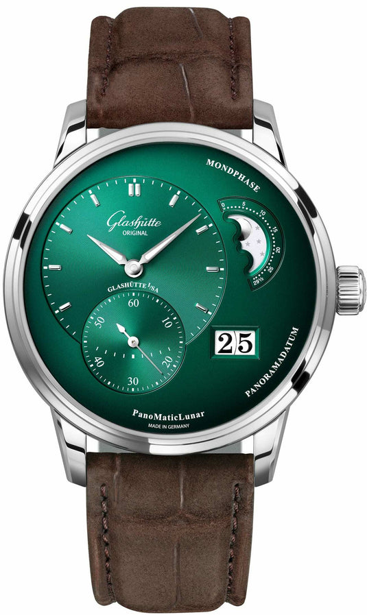 Glashütte Original PanoMaticLunar Green Dial