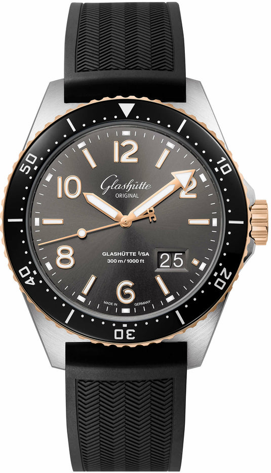 Glashütte Original SeaQ Panorama Date Steel and Gold