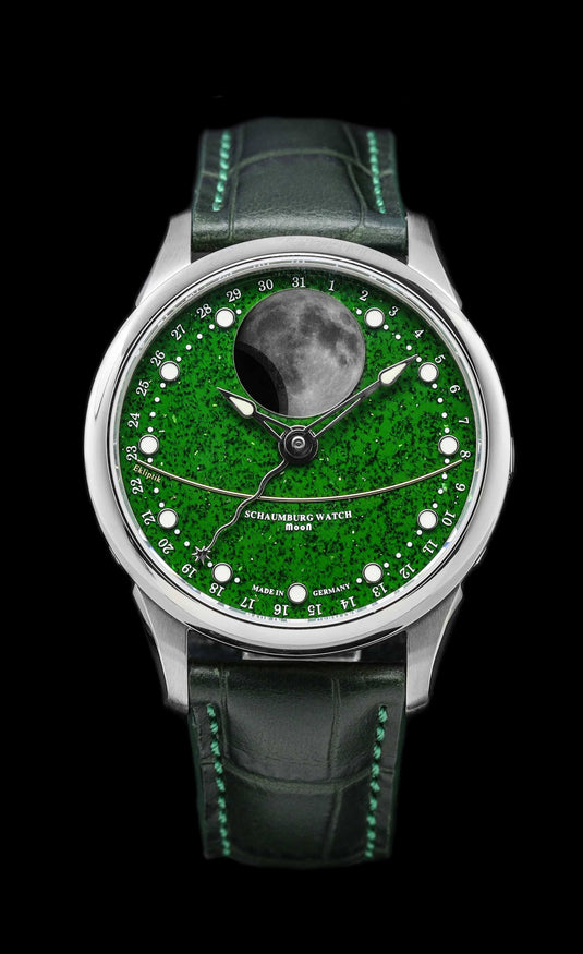 Schaumburg Watch Moon Green Aventurine