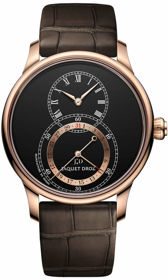 Jaquet Droz Grande Seconde Quantieme Anthracite Enamel