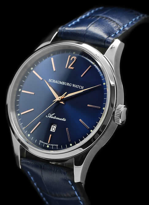 Schaumburg Watch Classoco 1950 Blue Dial