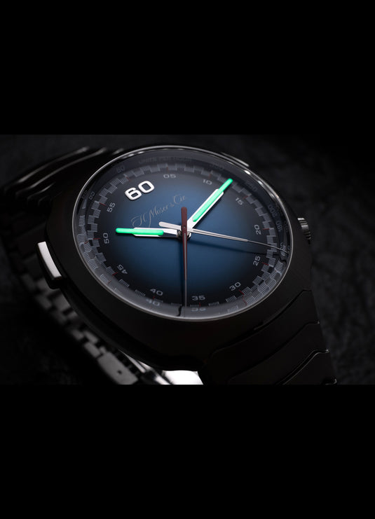 H. Moser & Cie. Streamliner Flyback Chronograph Blue Dial 6902-1201