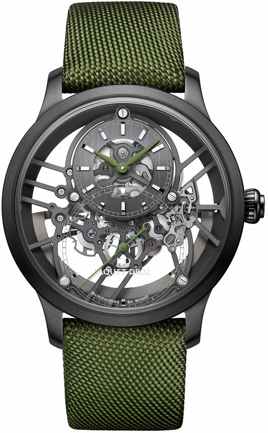 Jaquet Droz Skelet-One Plasma Ceramic Green