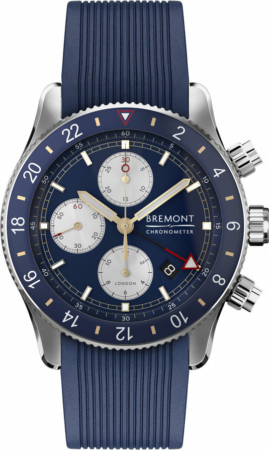 Bremont Supermarine Chronograph Blue Dial on Strap