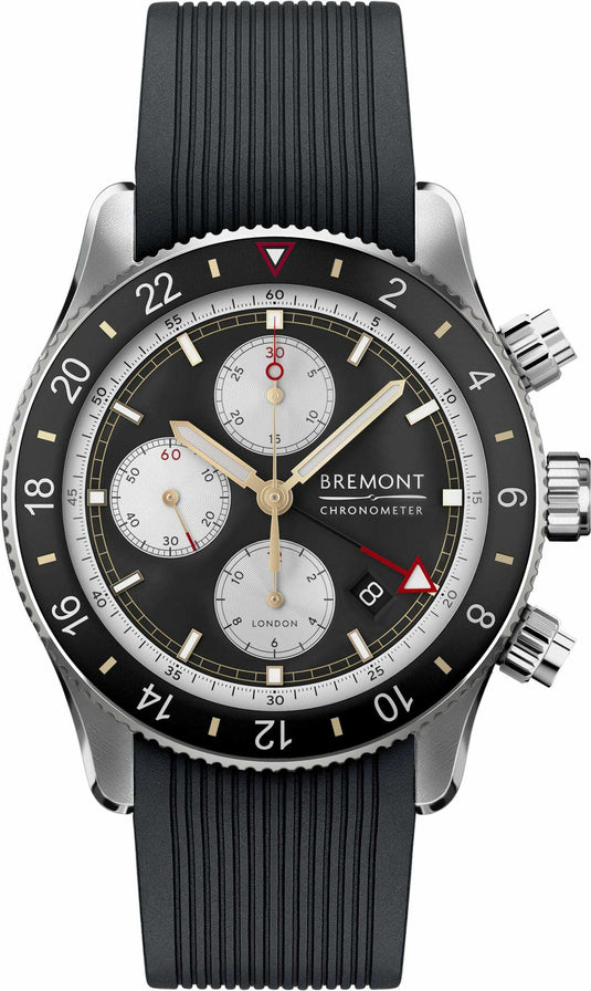 Bremont Supermarine Chronograph Black Dial on Strap