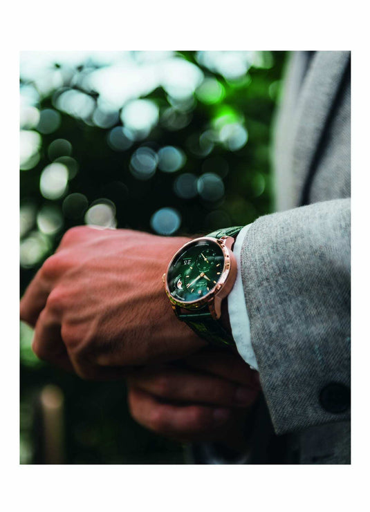 Glashütte Original PanoMaticLunar Lush Forest Green Dial 1-90-02-23-35-61