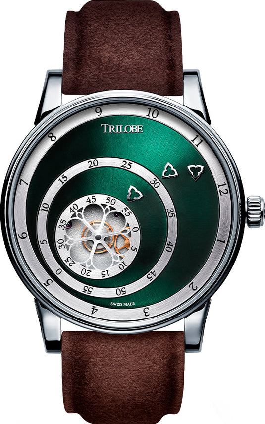 Trilobe Les Matinaux Sunray Green Titanium 38.5mm
