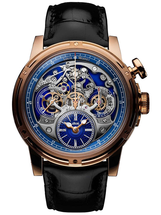 Louis Moinet Memoris Rose Gold Chronograph LM-79.50.25