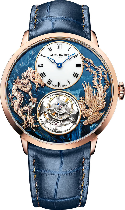 Arnold & Son Ultrathin Tourbillon Dragon & Fenix Pietersite