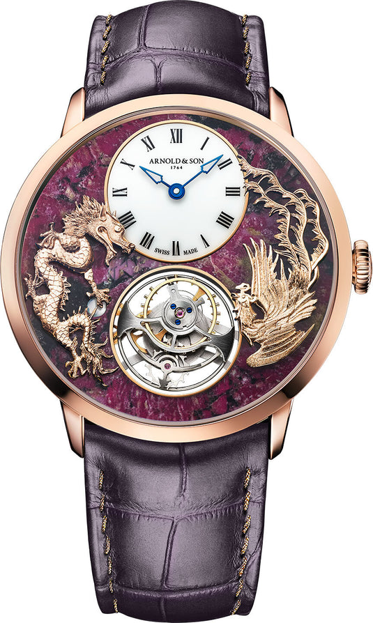 Arnold & Son Ultrathin Tourbillon Dragon & Fenix Eudialyte