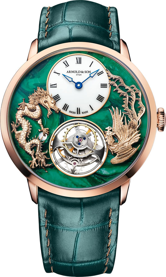 Arnold & Son Ultrathin Tourbillon Dragon & Fenix Verdite