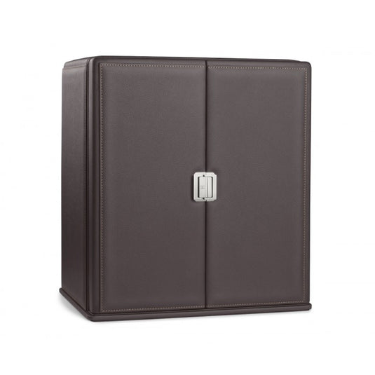 Scatola del Tempo Rotore 9 Leather Bicolor Chocolate Chesnut