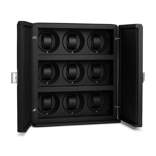 Scatola del Tempo Rotore 9 Leather Black