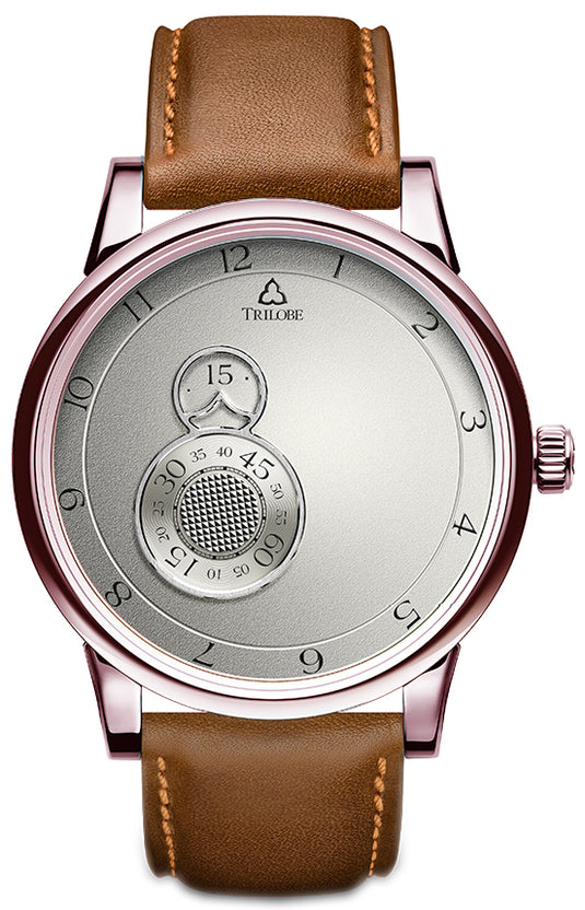 Trilobe Nuit Fantastique Grained Silver Gold 40.5mm