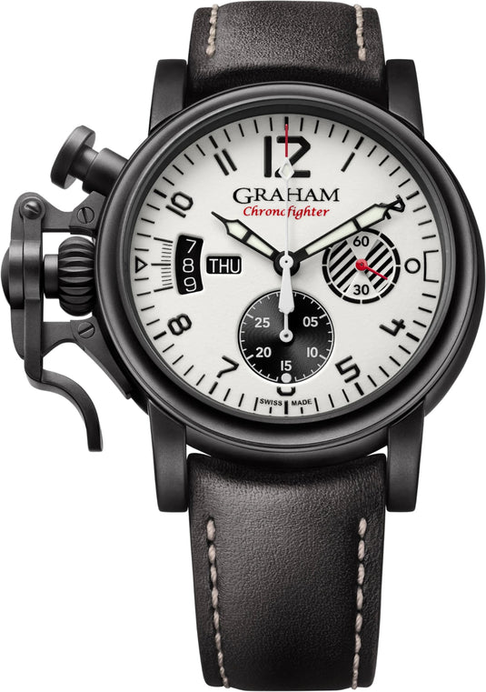 Graham Chronofighter Vintage Aviator Black DLC 2CVAB.W03A