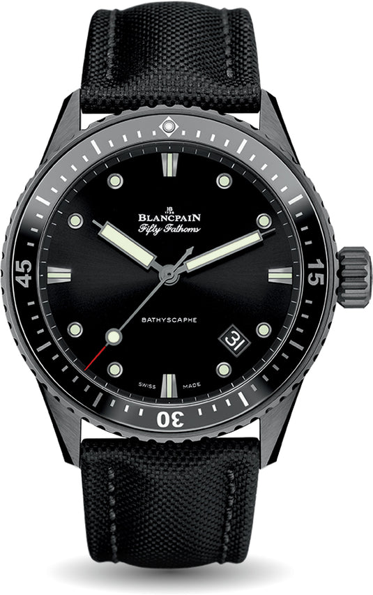 Blancpain Fifty Fathoms Bathyscaphe Ceramic and Liquid Metal 5000 0130 B52A