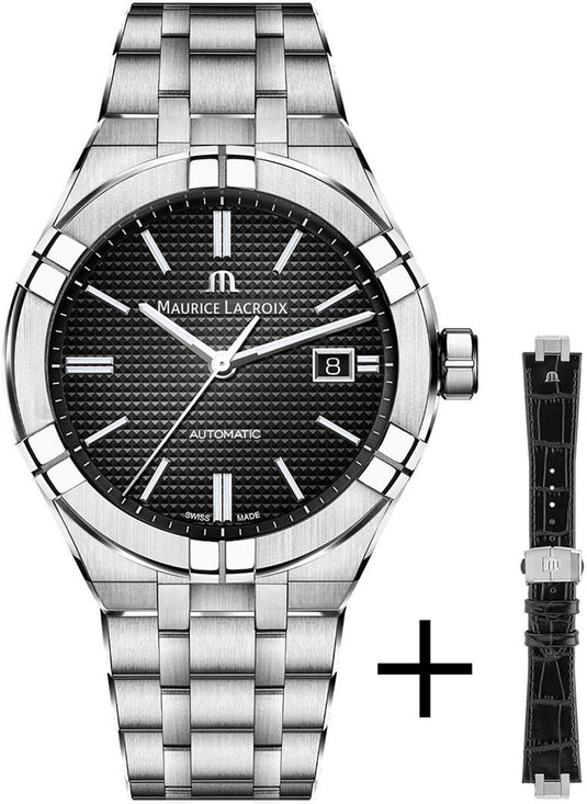 Maurice Lacroix Aikon Automatic Leather Strap KIT AI6008-SS002-330-2